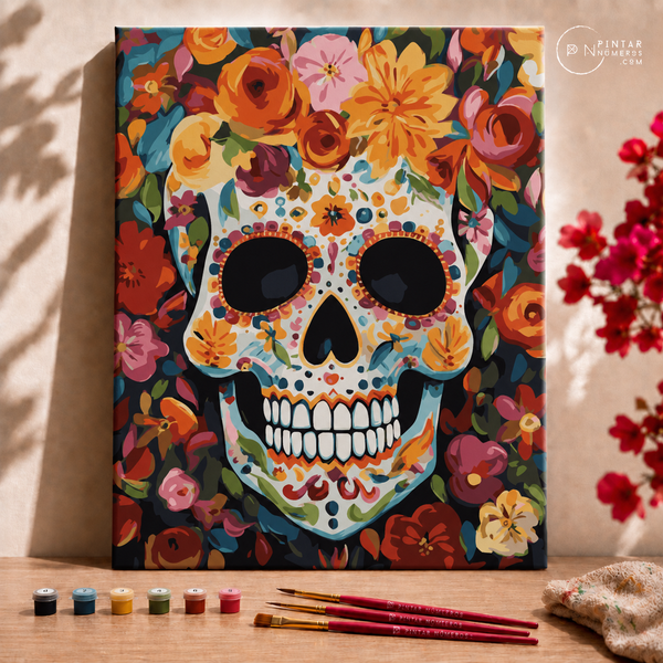 Calavera floral