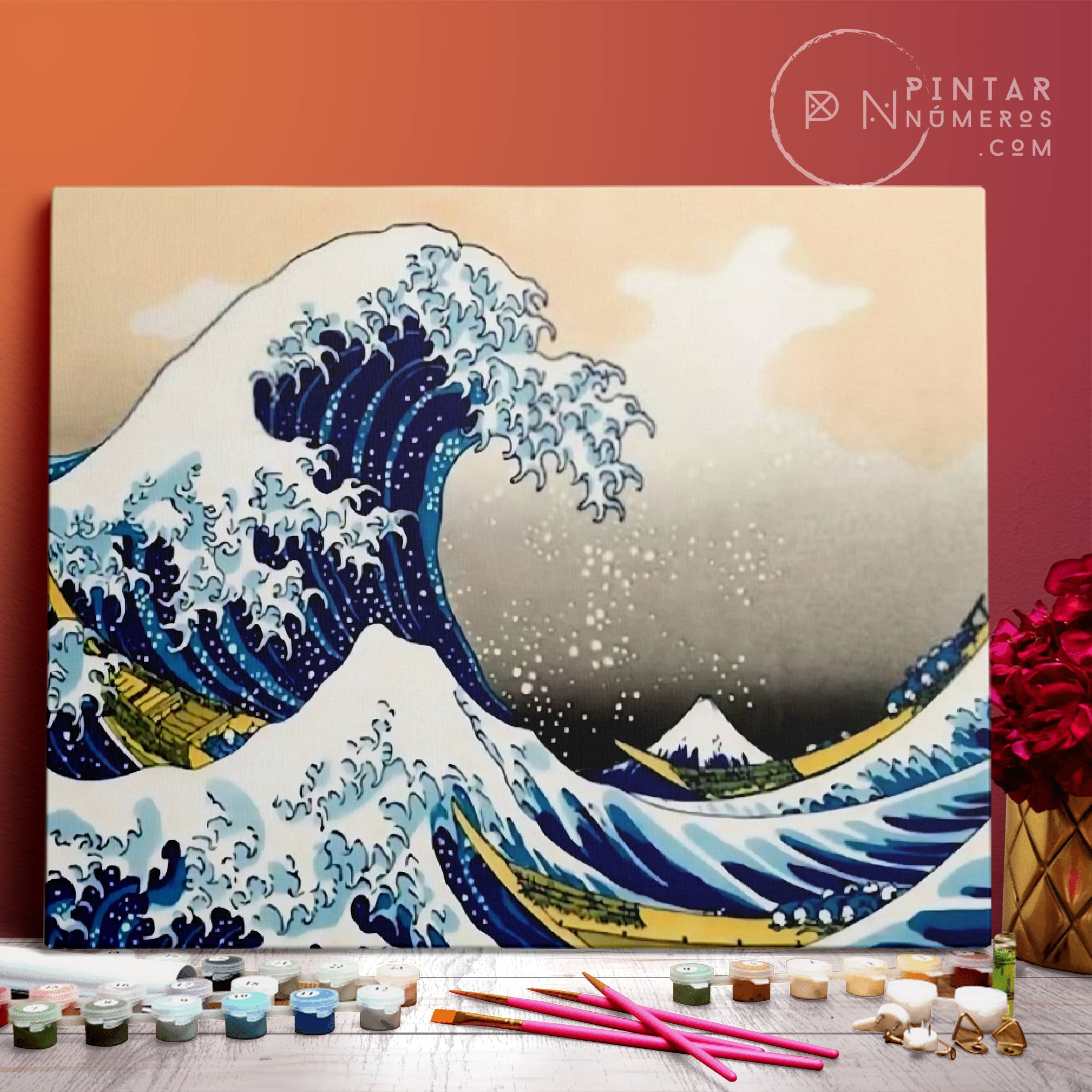 Pintura por números - Delfines En Las Olas – Figured'Art Pintura por números - Delfines En Las Olas – Figured'Art