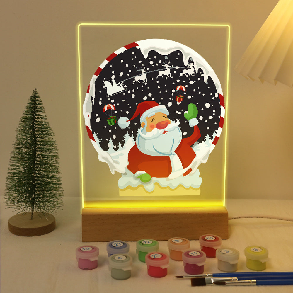 Weihnachtsmann 2  - LED-Lampe