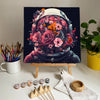 Astronaut mit Blumen – Pintar Numeros®