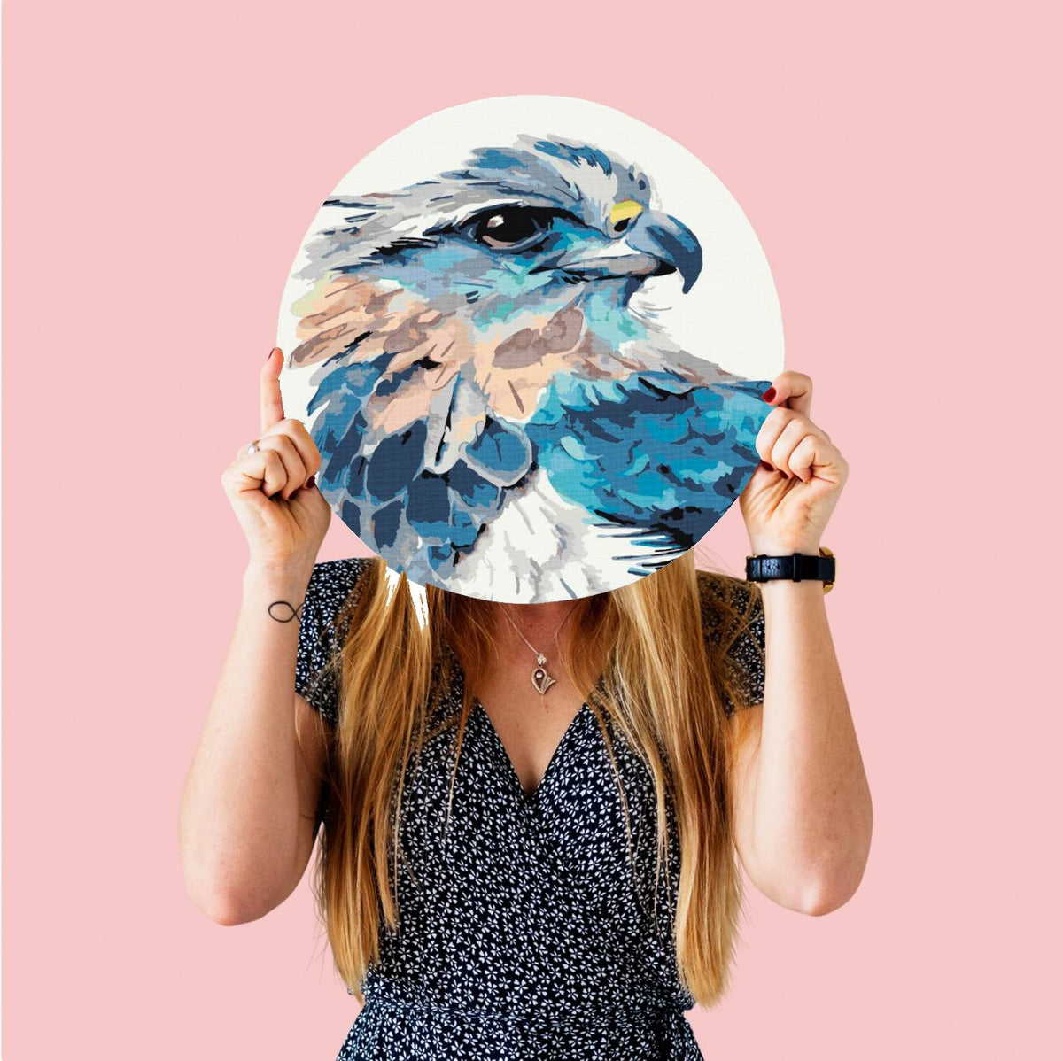 águia azul  - Pintar Números®