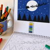 Libro Pintar Números - Maravillas Invernales