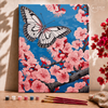 Borboletas em flores  -  Pintar Números®