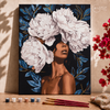 Mulher florescendo 1  -  Pintar Números