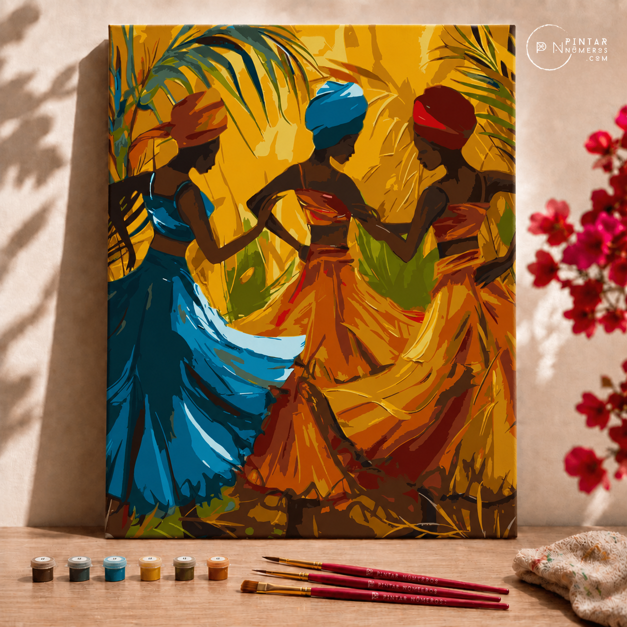 Baile africano - Pintar Números®