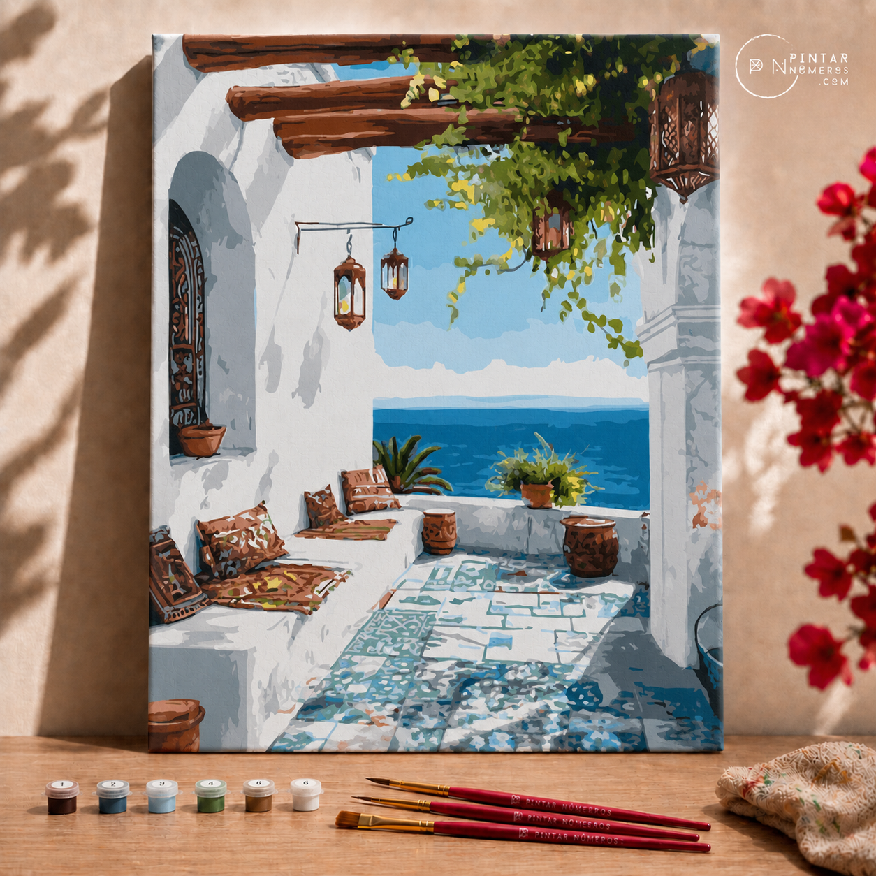 Chill out al mar  - Pintar Números®