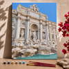 Fontana di Trevi Roma  - Pintar Números®