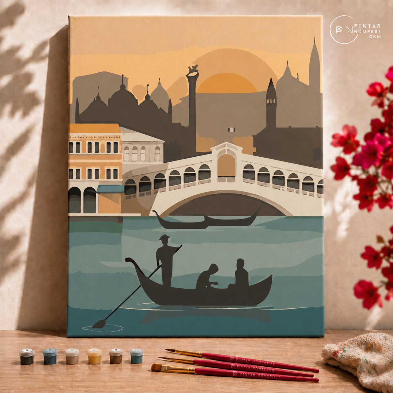 Veneza Minimalista  -  Pintar Números