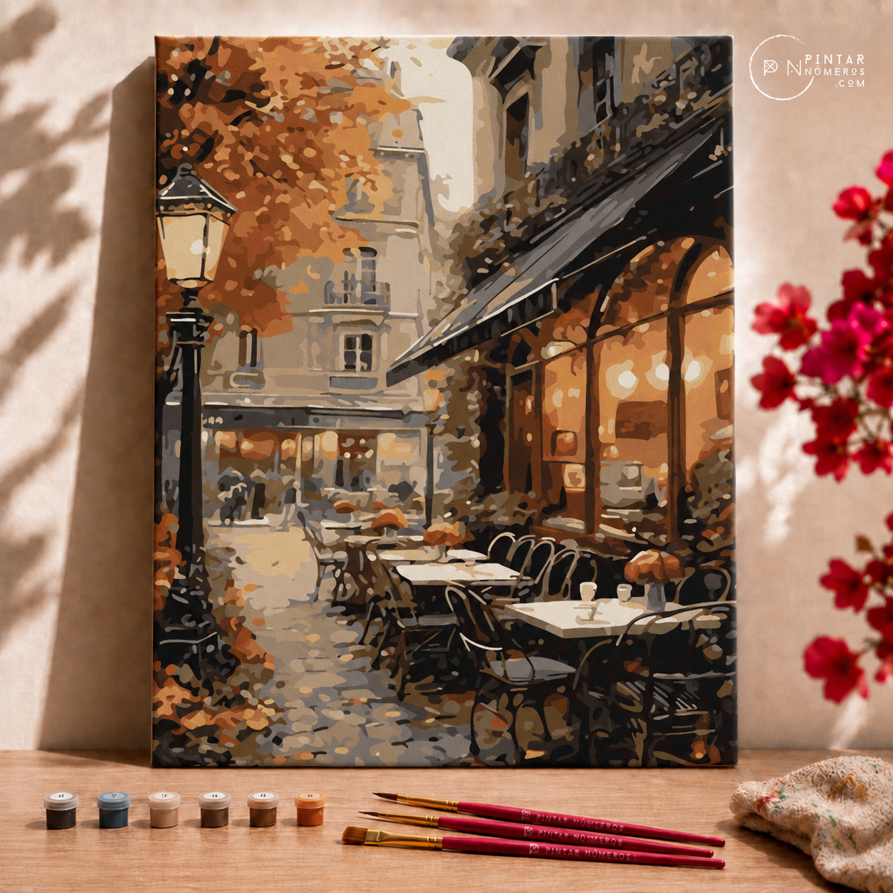 Cafeteria otoñal -  Pintar Números
