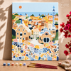 Parque Guell Barcelona Ilustración -  Pintar Números