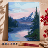 Amanecer en el bosque -  Pintar Números