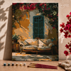 Na sombra das flores  -  Pintar Números