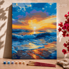 Amanecer en el mar -  Pintar Números