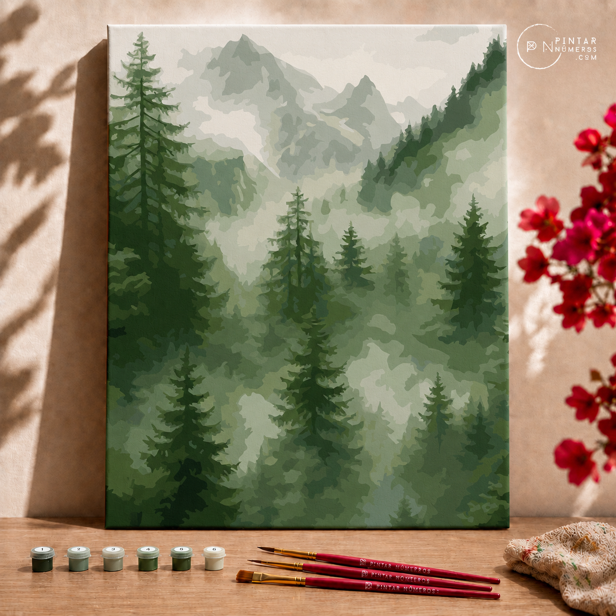 Bosque misterioso - Pintar Números®
