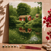 Casinha na floresta  - Pintar Números®