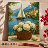 peónias mediterrâneas  - Pintar Números®