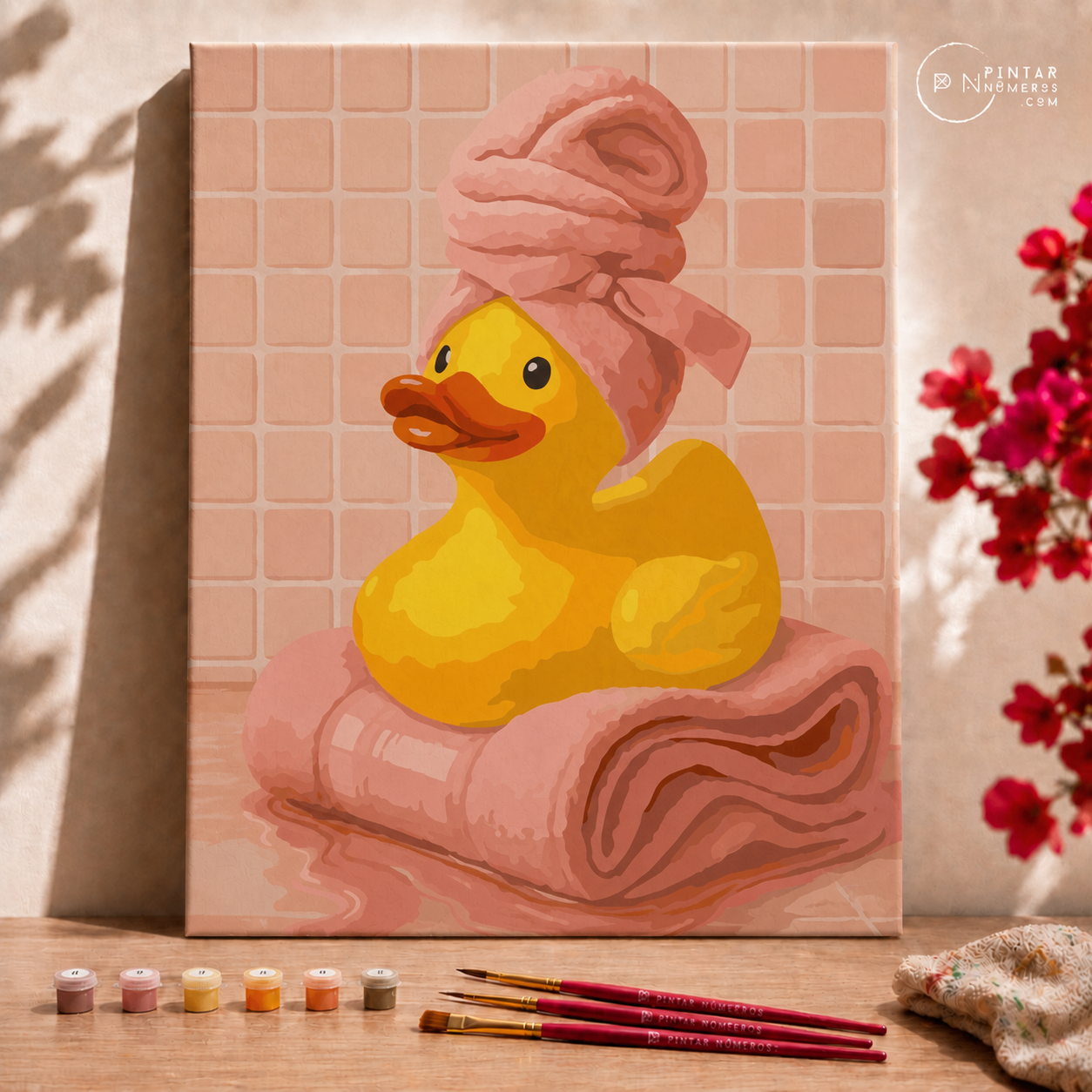Patito rosa - Pintar Números®