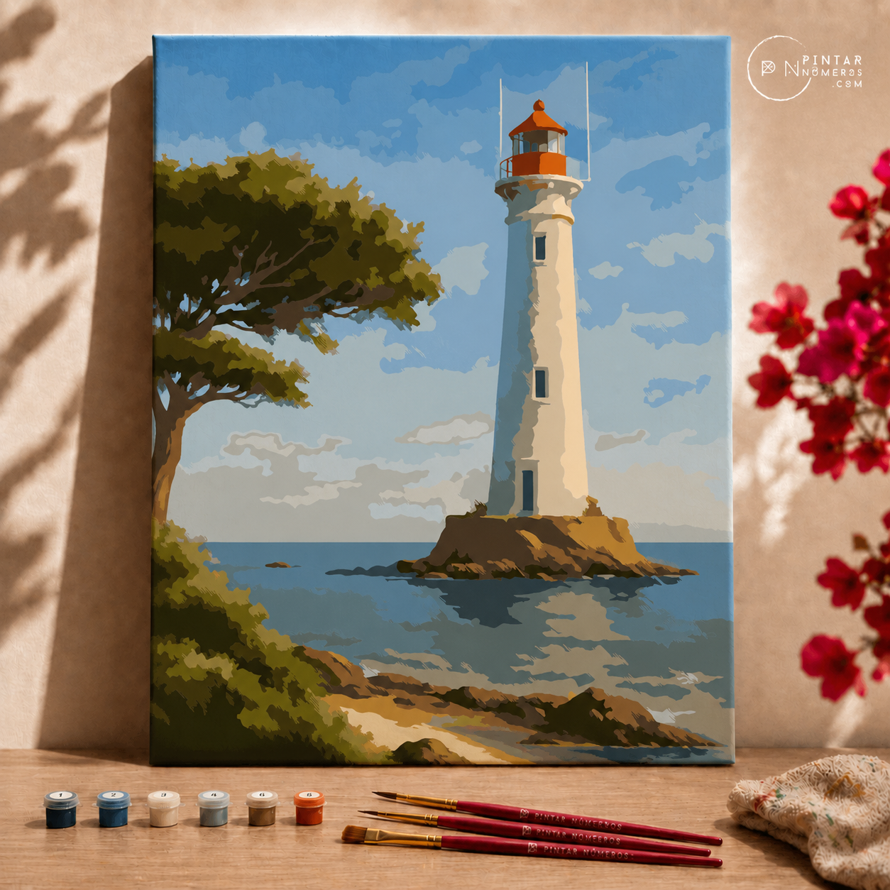 El faro - Pintar Números®