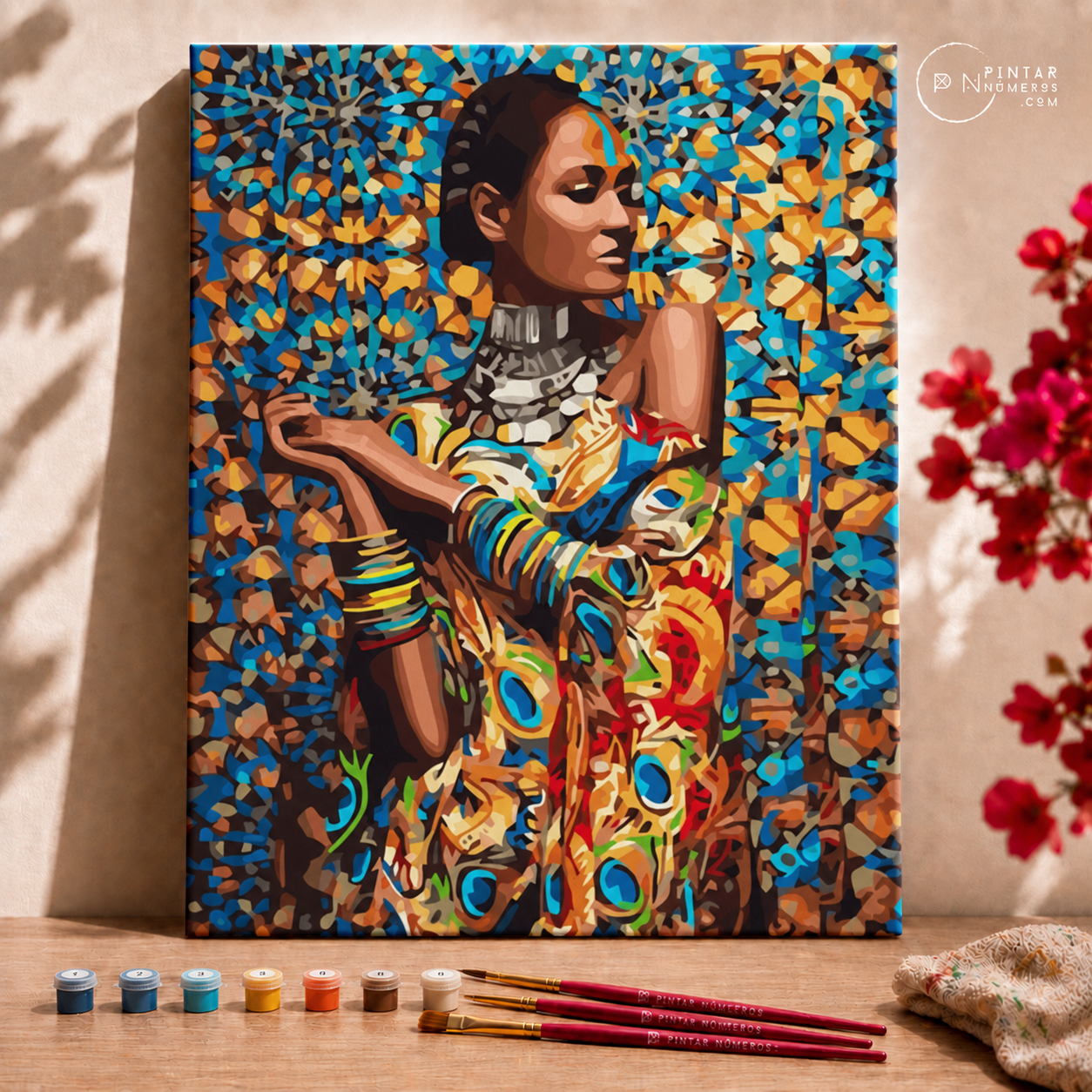 Beleza Africana  - Pintar Números