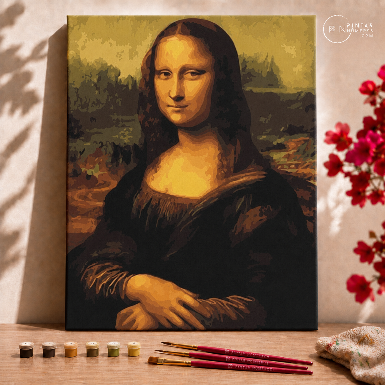 Mona Lisa de Leonardo da Vinci - Pintar Números®