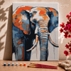 Elefante artístico  - Pintar Números®