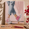 Converse Rosa - Pintar Números®