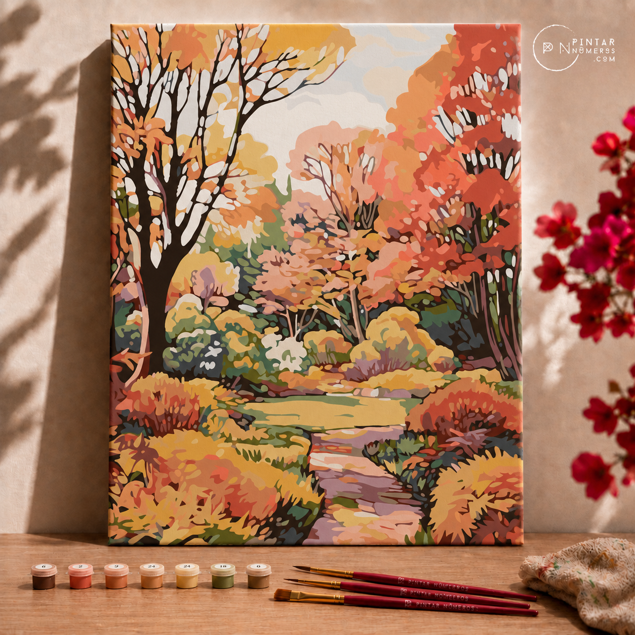 Floresta de outono  - Pintar Números®