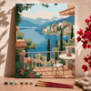 Terrace with sea views  - Pintar Números®
