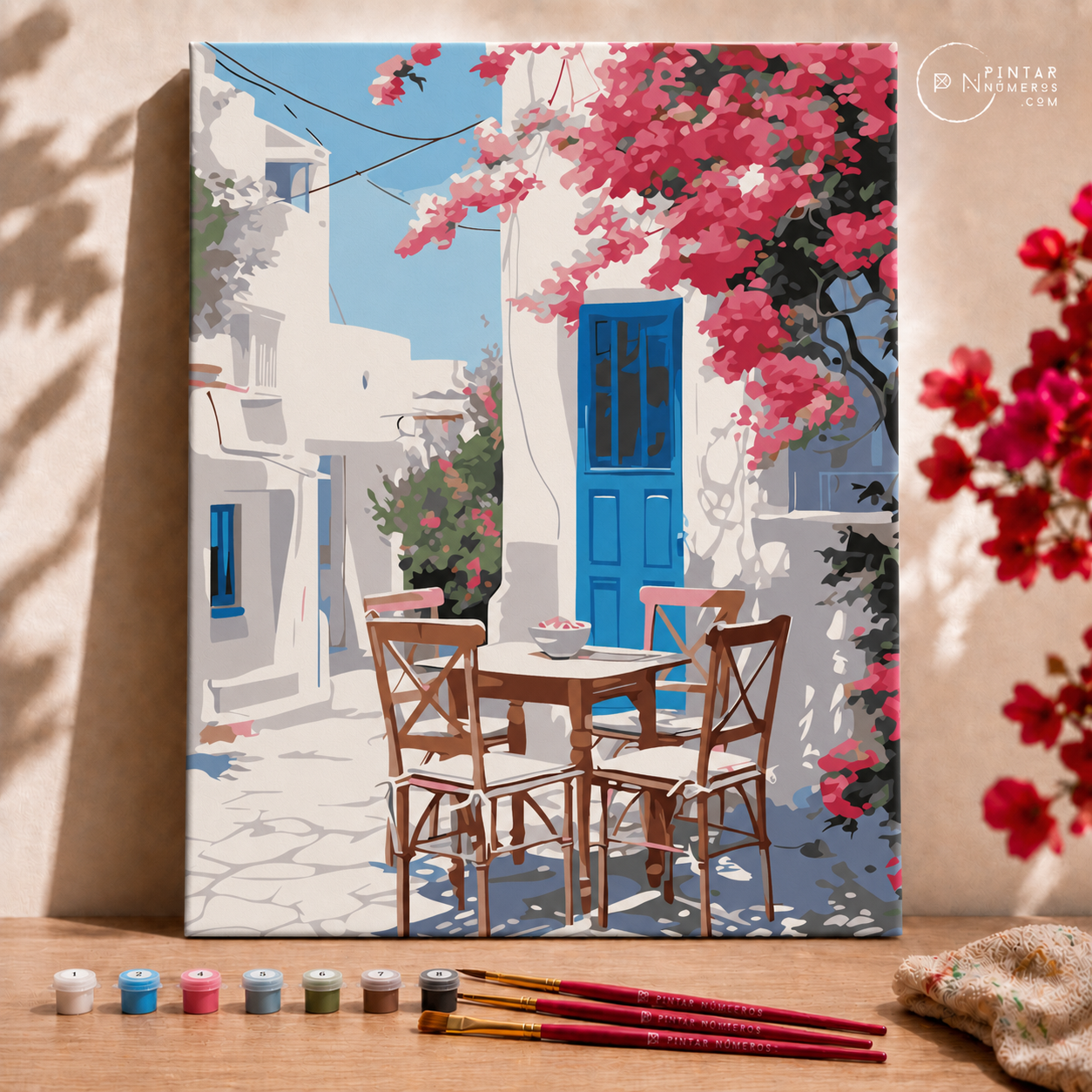 Terraza griega -  Pintar Números®