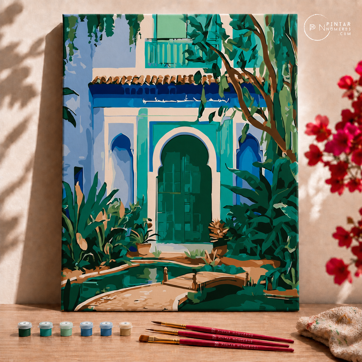 Green door  -  Pintar Números®