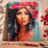 Mujer pop colores -  Pintar Números®