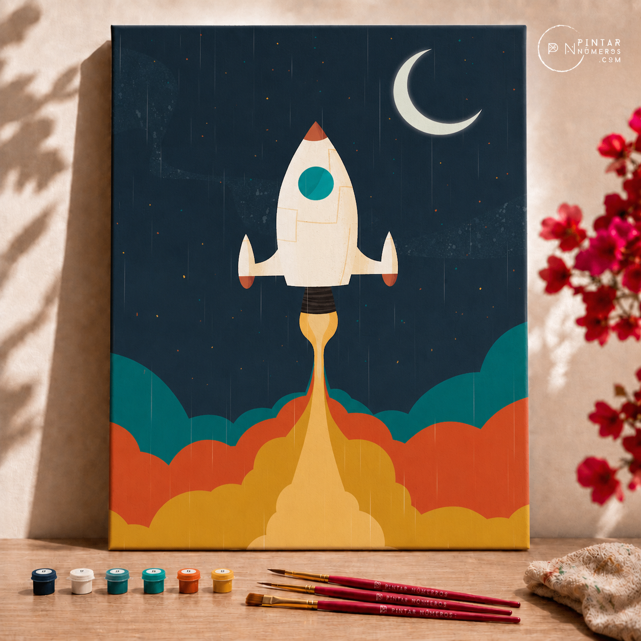 Nave espacial -  Pintar Números®