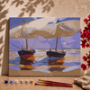 Navios encalhados de Joaquín Sorolla  - Pintar Números®