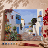 Cidade mediterrânea  - Pintar Números®