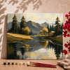 Paisaje de Montaña  - Pintar Números®