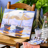 Navios encalhados de Joaquín Sorolla  - Pintar Números®