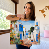 Cidade mediterrânea  - Pintar Números®