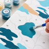 Fonte floral  -  Pintar Números
