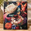 Peonies and Butterflies  -  Pintar Números