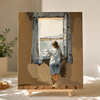 Girl at the Window, Salvador Dalí  - Pintar Números®