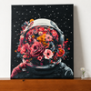 Astronauta com flores  - Pintar Números®