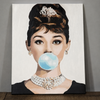 Audrey Hepburn chiclete  - Pintar Números®