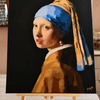 Joven de la perla de Johanes Vermeer - Pintar Números®