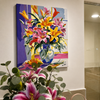 Ramo de flores colorido - Pintar Números®