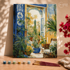 Janela tropical  -  Pintar Números®
