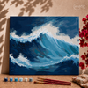 Olas del mar  - Pintar Números®