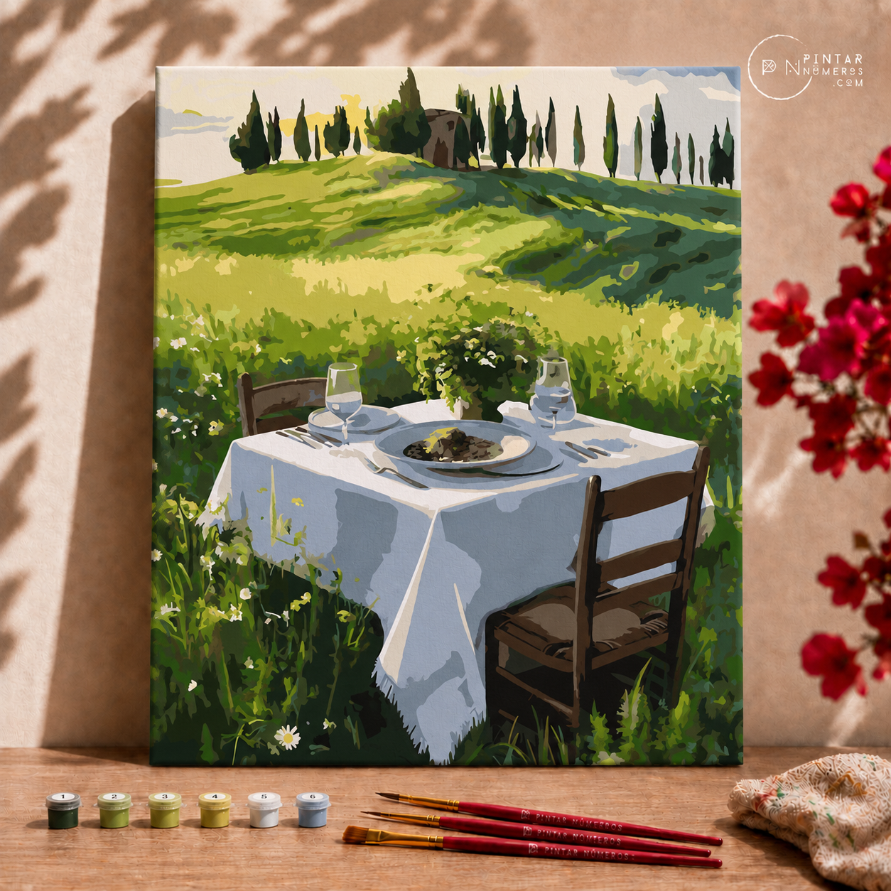 Food in the countryside  - Pintar Números®