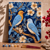 Pájaros azules -  Pintar Números®