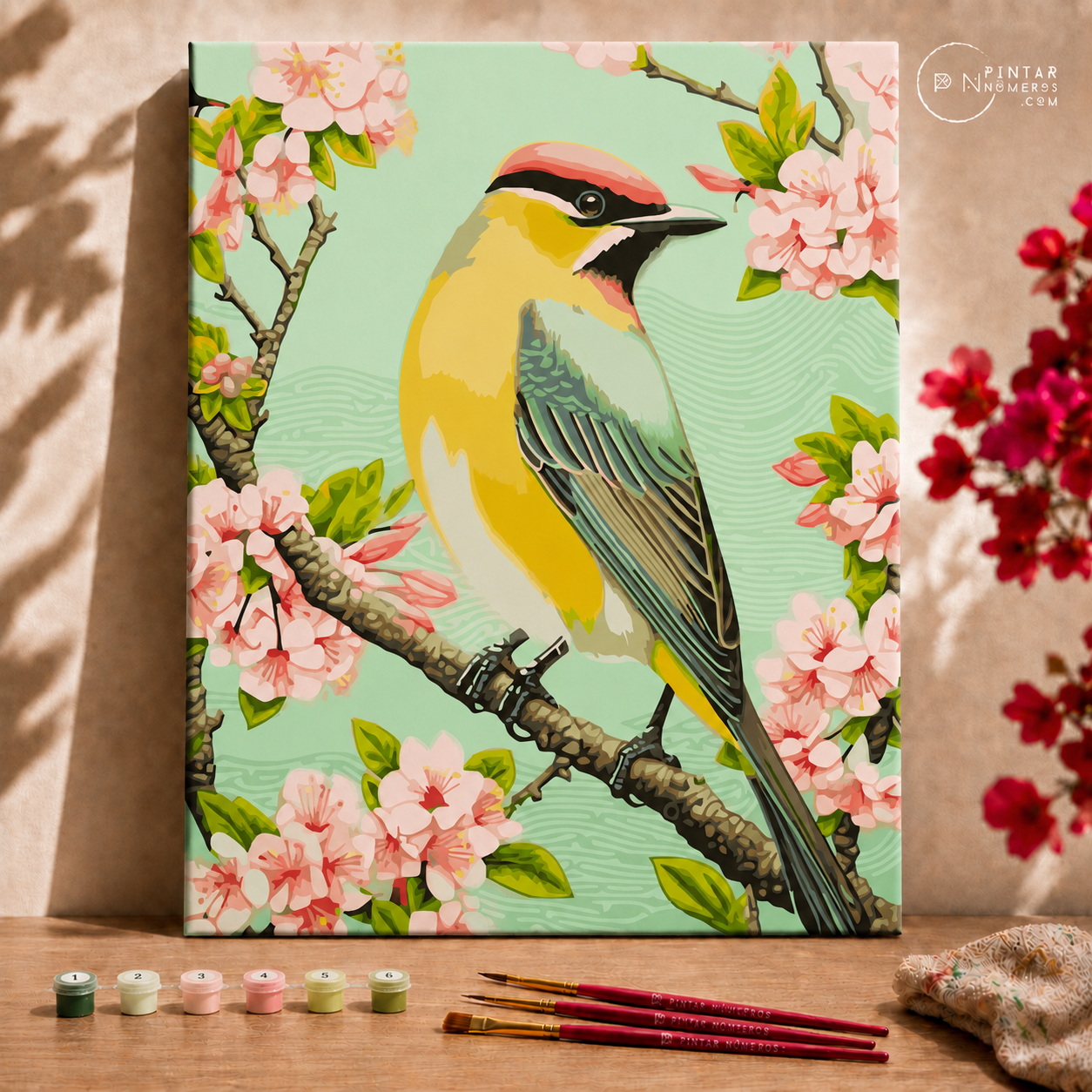 Pájaro de la suerte -  Pintar Números®