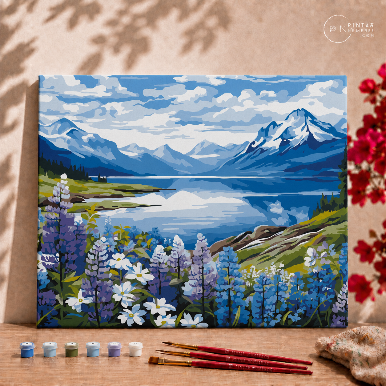 Cold landscape  -  Pintar Números®